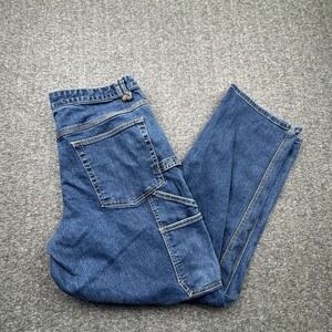 Carpenter by CAT Men's Workwear Jeans 36x32 ‎ Straight Leg Utility Denim Pocket